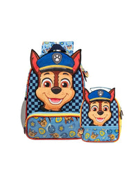 Kit Mochila Escolar e Lancheira Térmica Infantil Masculino Patrulha Canina Chase Baby