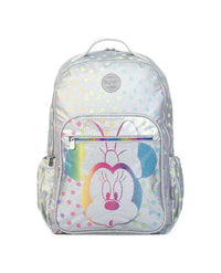 Mochila Escolar Feminina Disney Minnie Rainbow